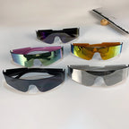One-Pieces Sunglasses Men Women Fashion Rimless Punk Multicolor Male Shades Eyewear New Trendy Female UV400 Sun Glasses