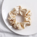 Women Silk Scrunchie Elastic Multicolor Hair Band Ponytail Holder Headband Hair Accessories 1PC Satin Silk Solid Color Hair Ties