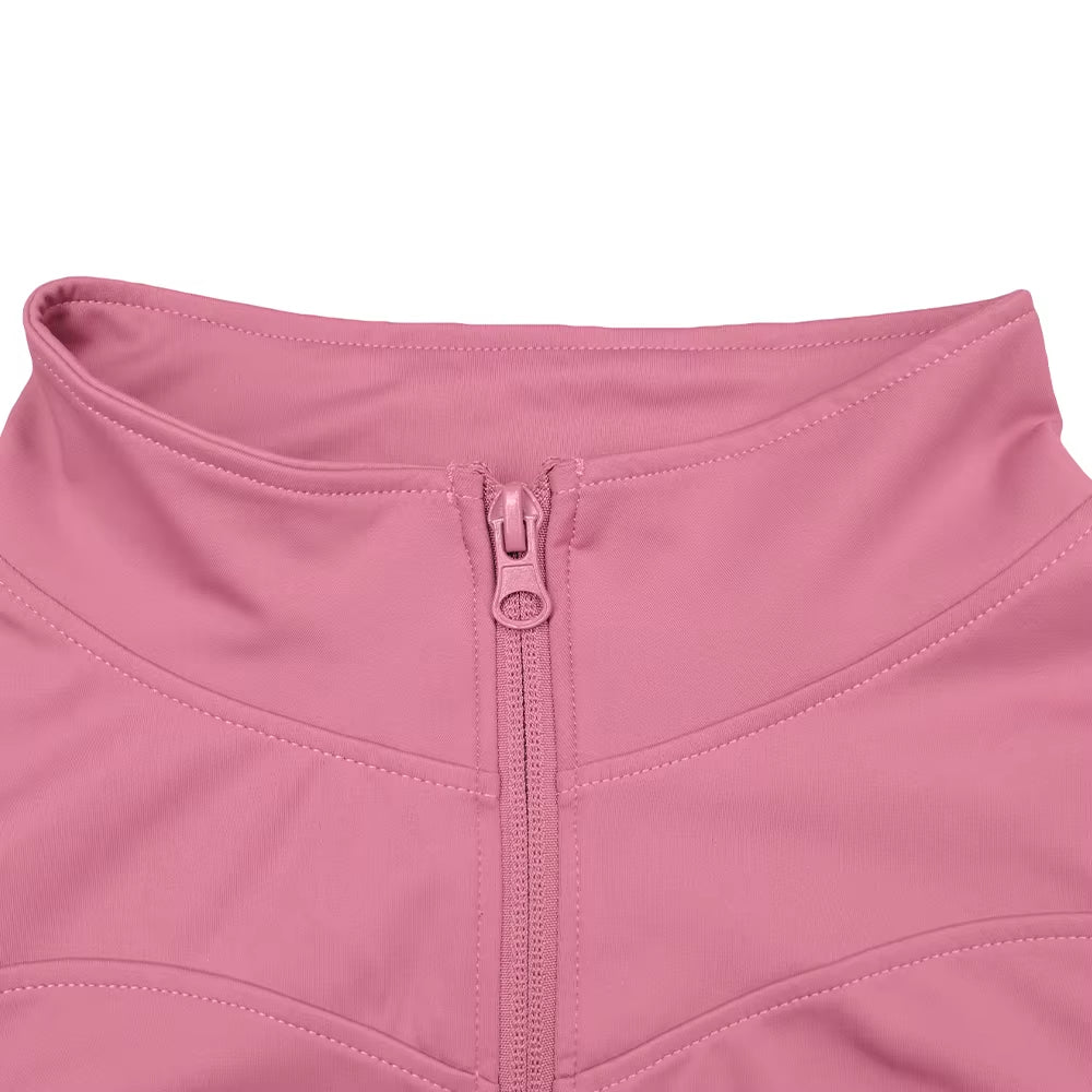 SUOTF Long Sleeve Yoga Shirt Women Zip Fitness Yoga Shirt Winter Warm Gym Top Activewear Running Coats Yoga Shirt Woman