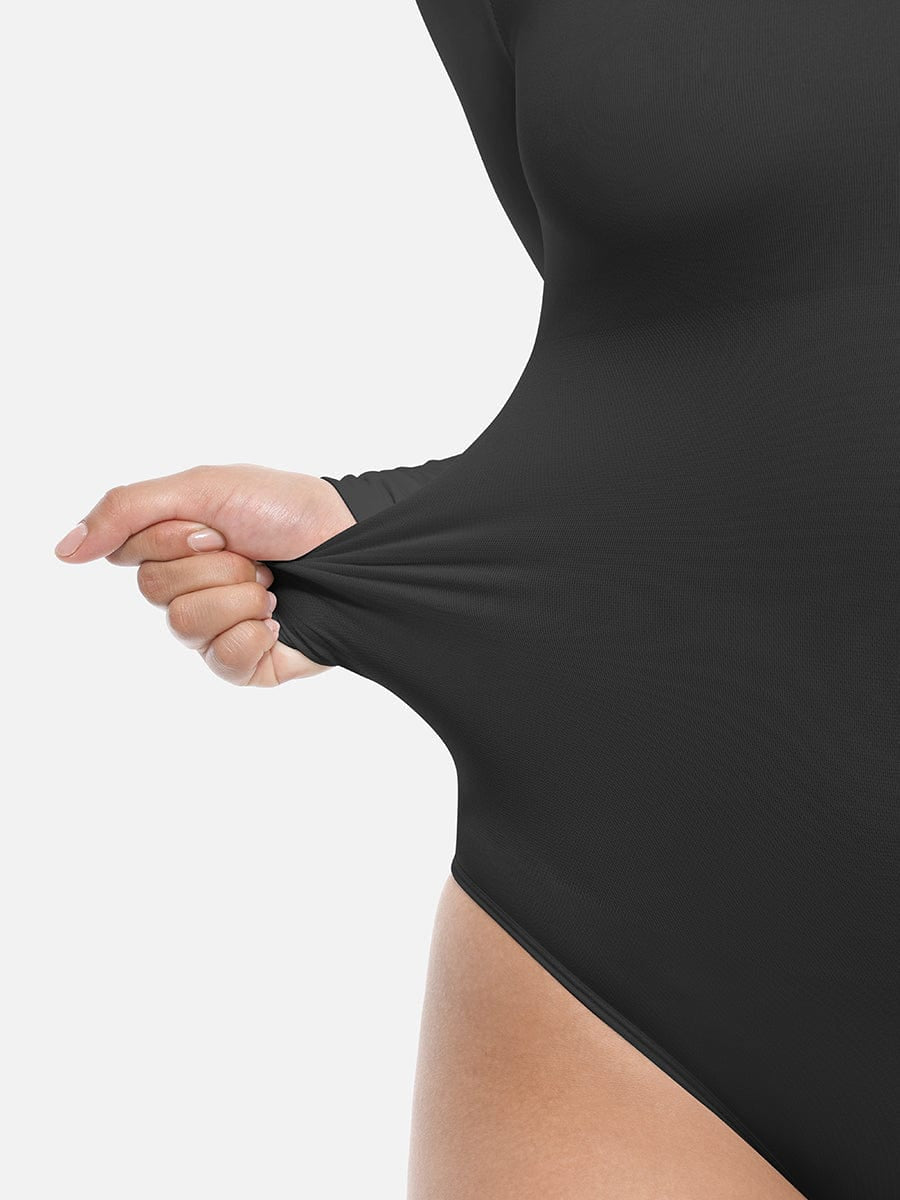Wholesale Seamless Bodysuit Long Sleeve Slim Corset Shapewear Bodysuit